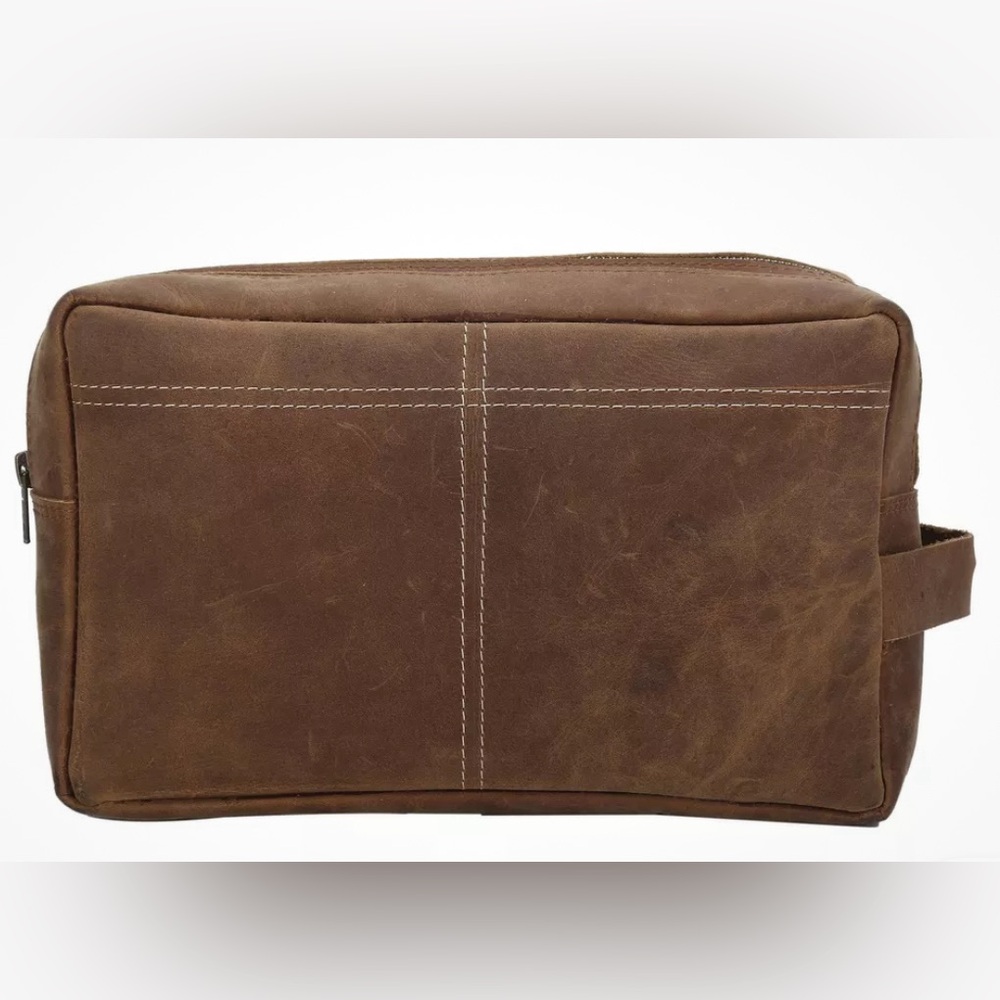 RAJRANG LEATHER TOILETRY BAG
